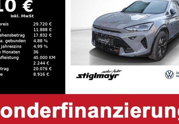 Cupra Formentor 26.814 km 29.720 &euro; Schrobenhausen 86529