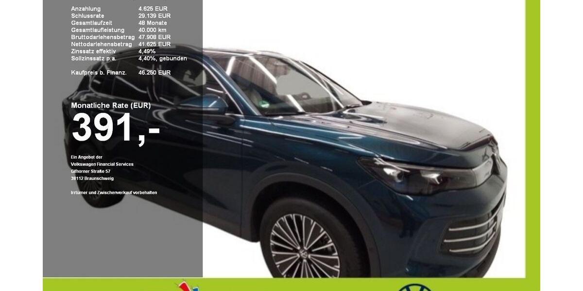 VW Tiguan 12.717 km 46.240 &euro; Mainburg 84048