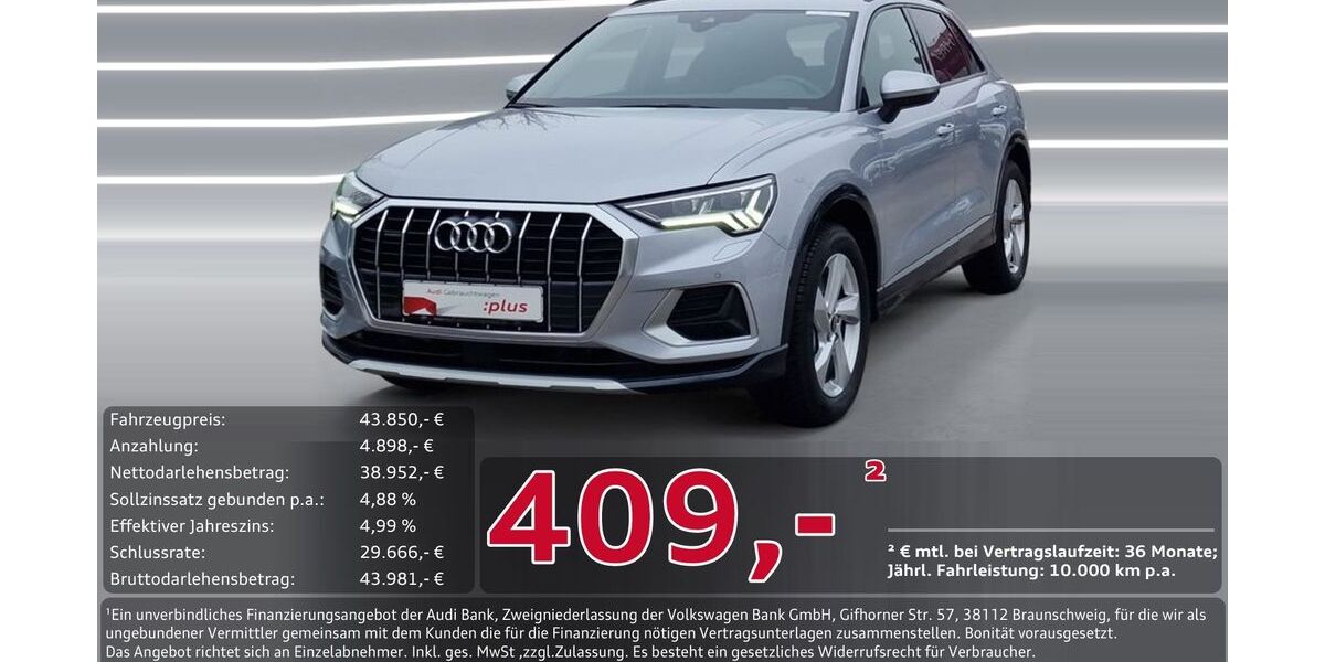 Audi Q3 7.205 km 43.850 &euro; Ingolstadt 85057