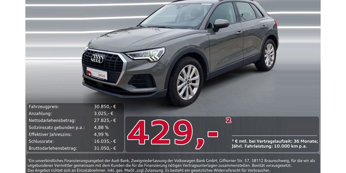Audi Q3 15.203 km 30.850 &euro; Ingolstadt 85057