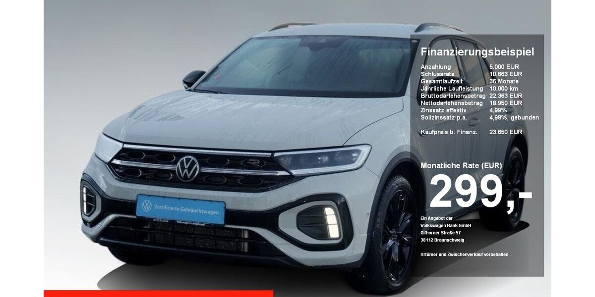 VW T-Roc 49.555 km 23.600 &euro; Ingolstadt 85053