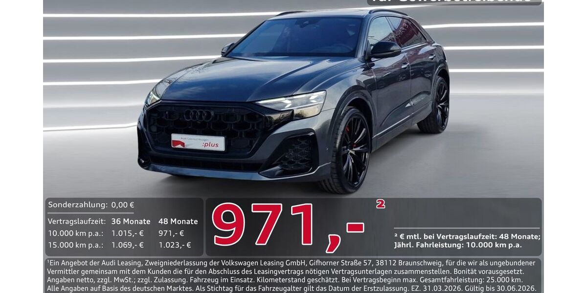 Audi Q8 3.000 km 107.950 &euro; Ingolstadt 85057