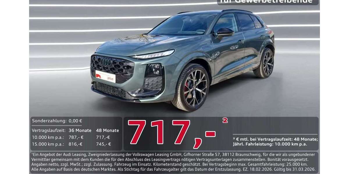 Audi Q3 4.000 km 64.950 &euro; Ingolstadt 85057