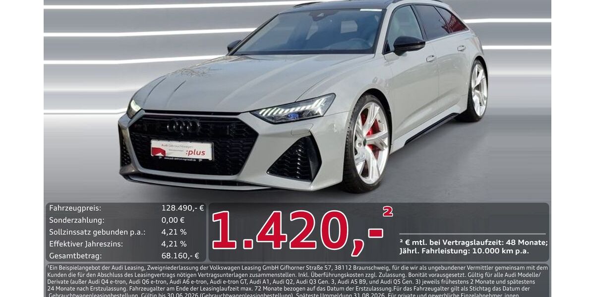Audi RS6 17.003 km 128.490 &euro; Ingolstadt 85057