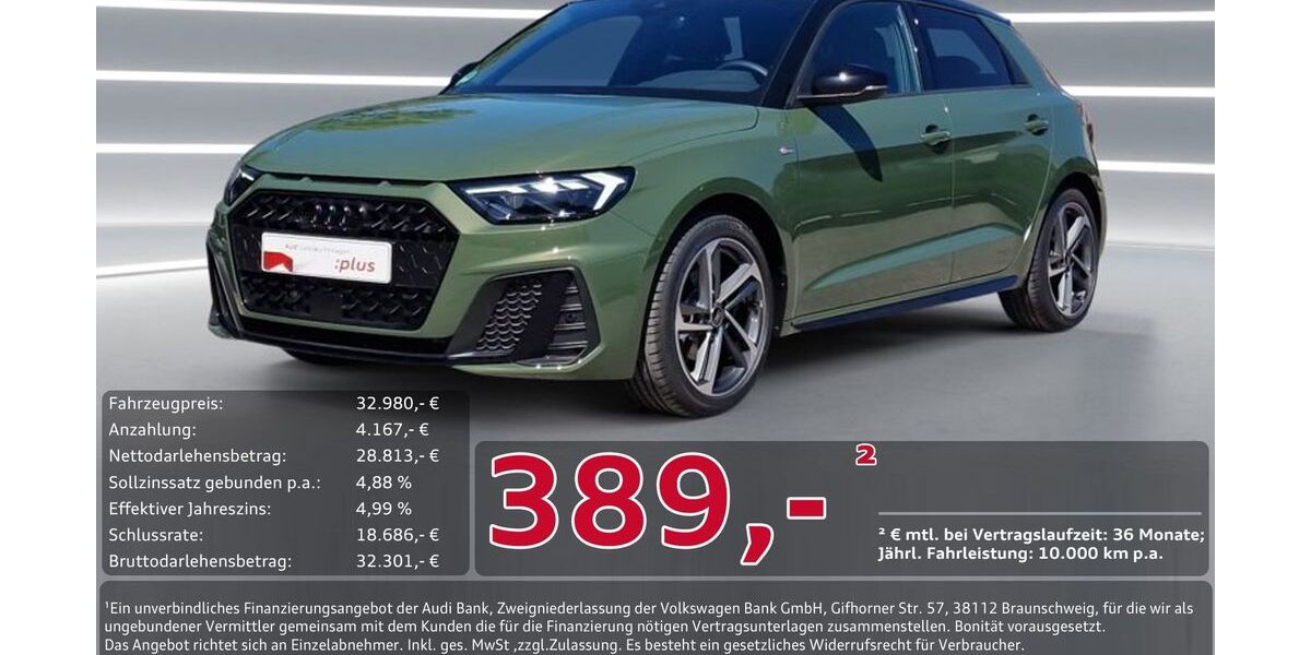 Audi A1 9.700 km 32.980 &euro; Ingolstadt 85057