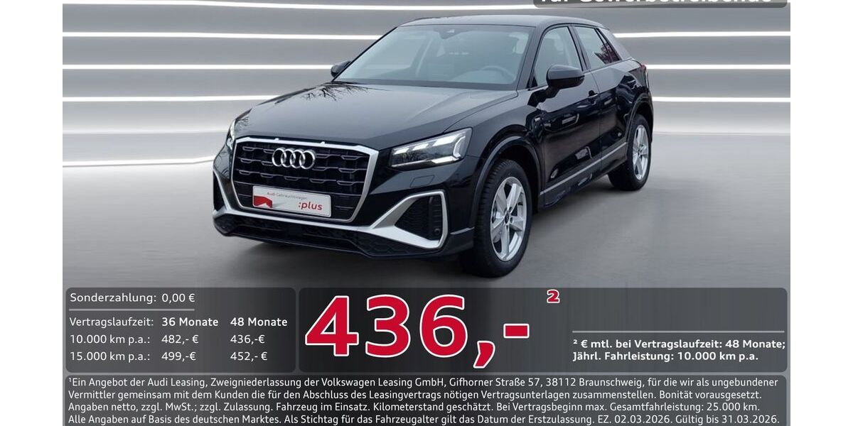 Audi Q2 2.000 km 38.950 &euro; Ingolstadt 85057