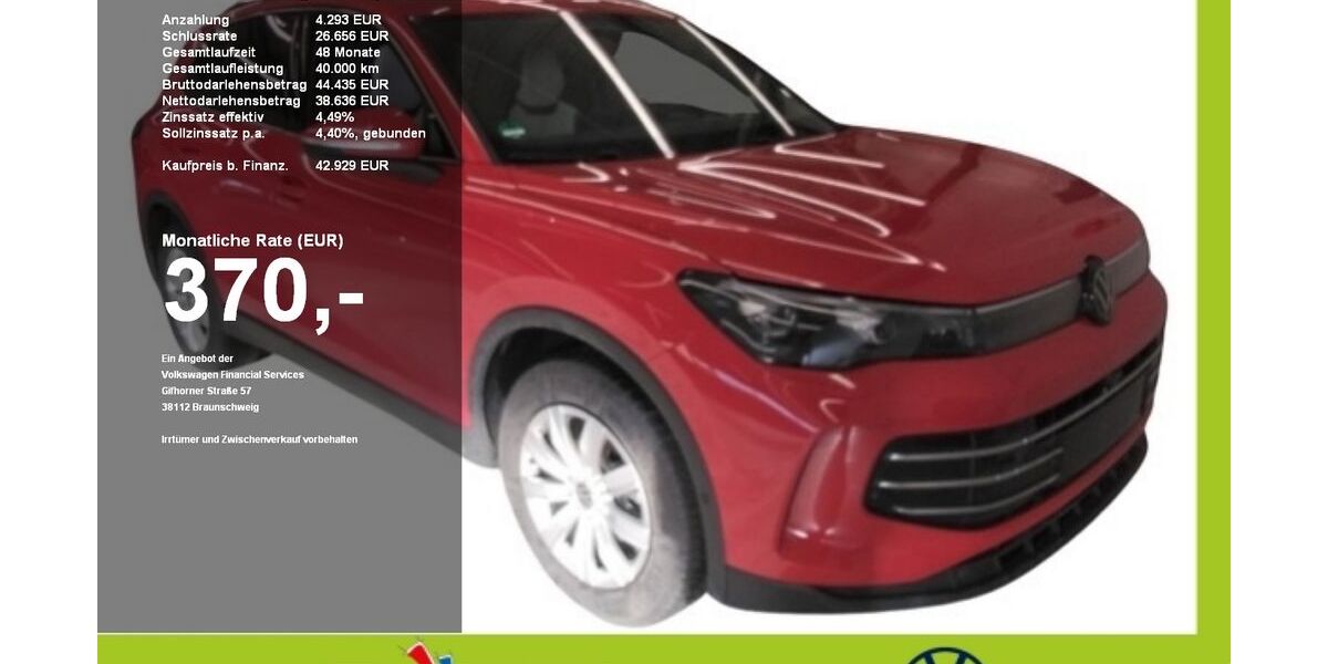 VW Tiguan 4.680 km 42.730 &euro; Mainburg 84048