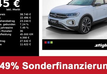 VW T-Roc 8.790 km 38.740 &euro; Schrobenhausen 86529