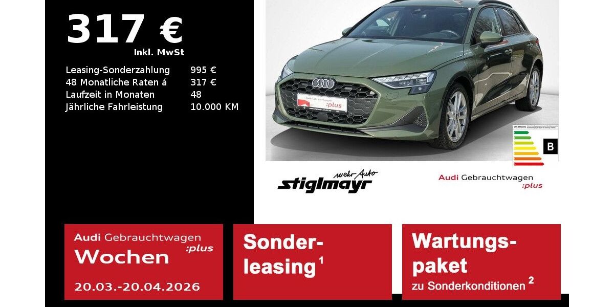 Audi A3 7.976 km 36.740 &euro; Pfaffenhofen 85276