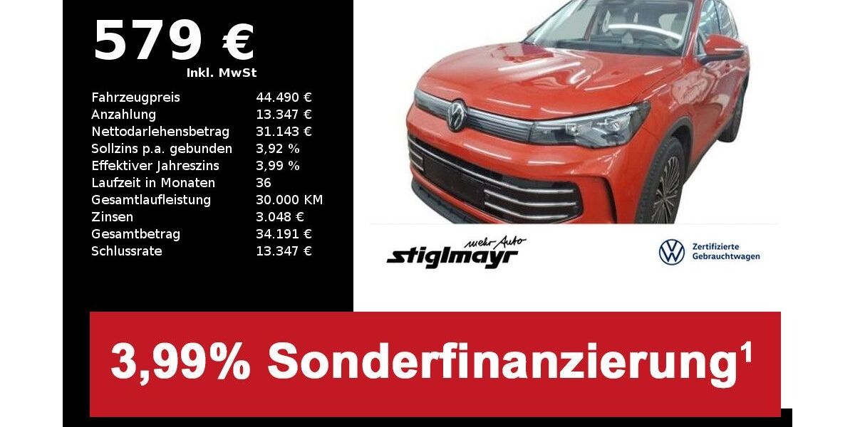 VW Tiguan 10.145 km 44.490 &euro; Pfaffenhofen/Ilm 85276