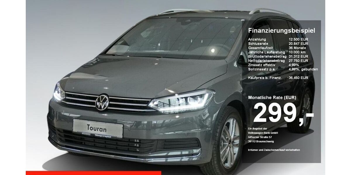 VW Touran 12.500 km 36.440 &euro; Ingolstadt 85053
