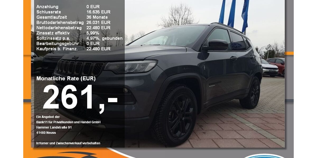 Jeep Compass 34.000 km 22.480 &euro; Neustadt / Donau 93333