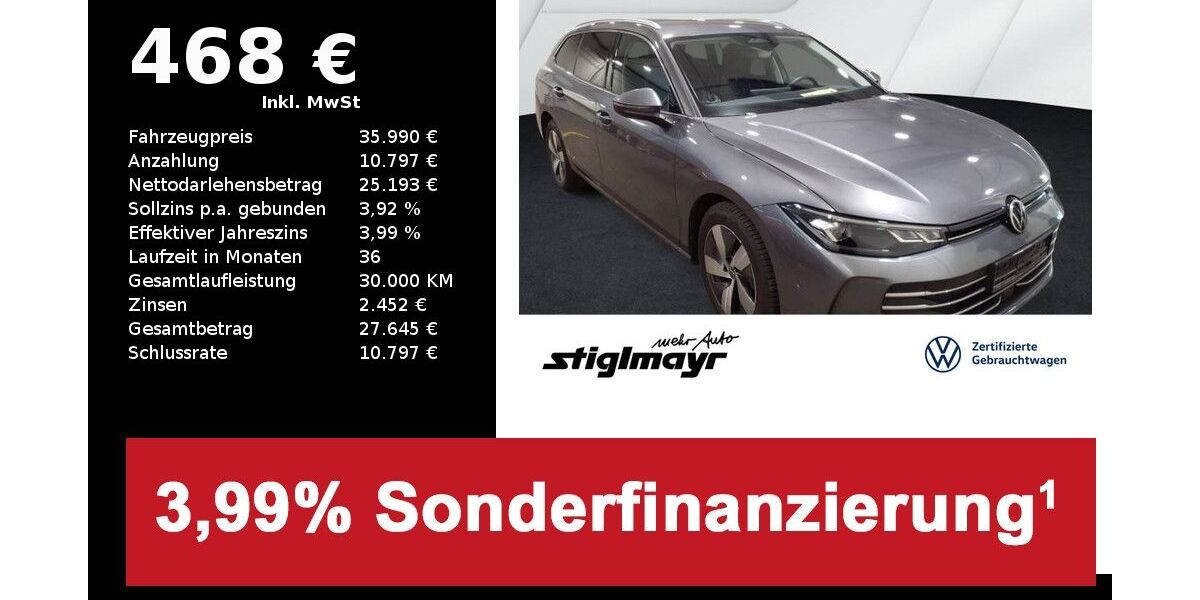 VW Passat Variant 23.245 km 35.540 &euro; Pfaffenhofen/Ilm 85276