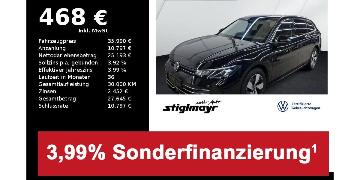 VW Passat Variant 26.525 km 35.990 &euro; Pfaffenhofen/Ilm 85276