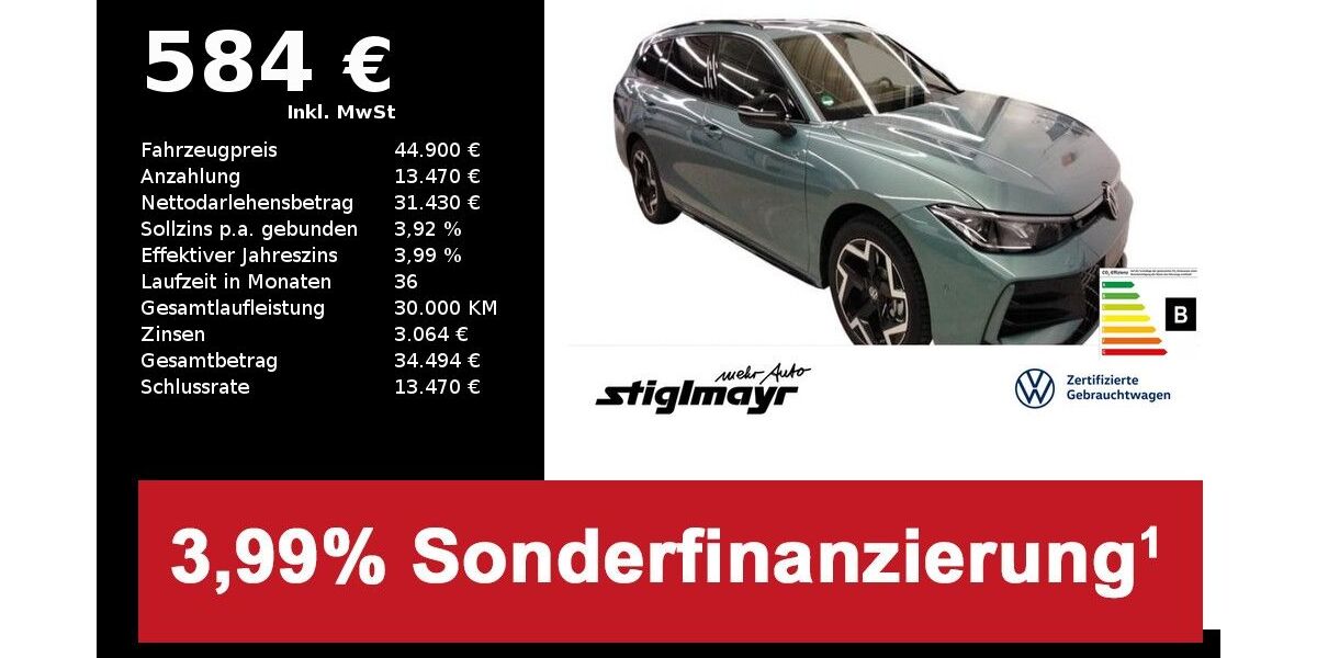 VW Passat Variant 21.780 km 44.900 &euro; Pfaffenhofen/Ilm 85276
