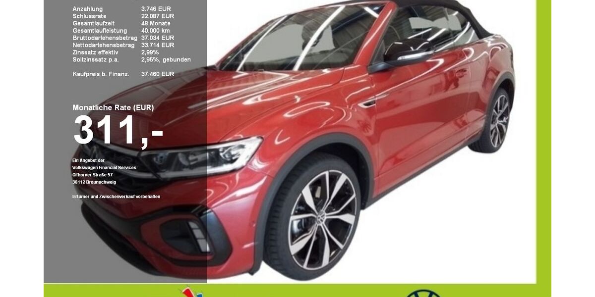 VW T-Roc 3.000 km 37.210 &euro; Mainburg 84048