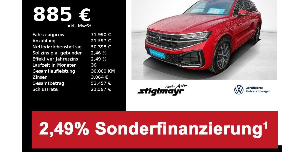 VW Touareg 17.601 km 70.770 &euro; Pfaffenhofen/Ilm 85276