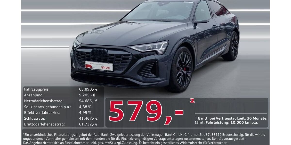 Audi Q8 e-tron 34.431 km 62.890 &euro; Ingolstadt 85057