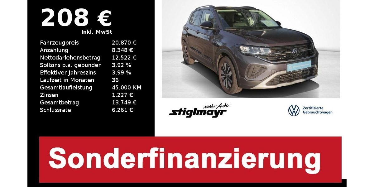 VW T-Cross 15.249 km 20.870 &euro; Schrobenhausen 86529