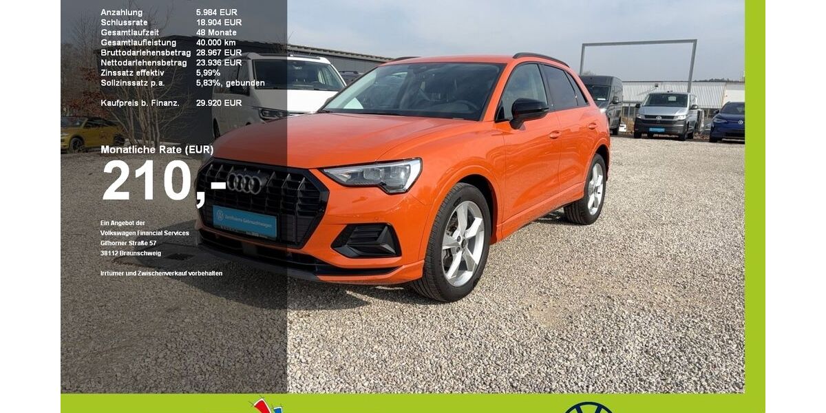 Audi Q3 20.000 km 29.830 &euro; Mainburg 84048