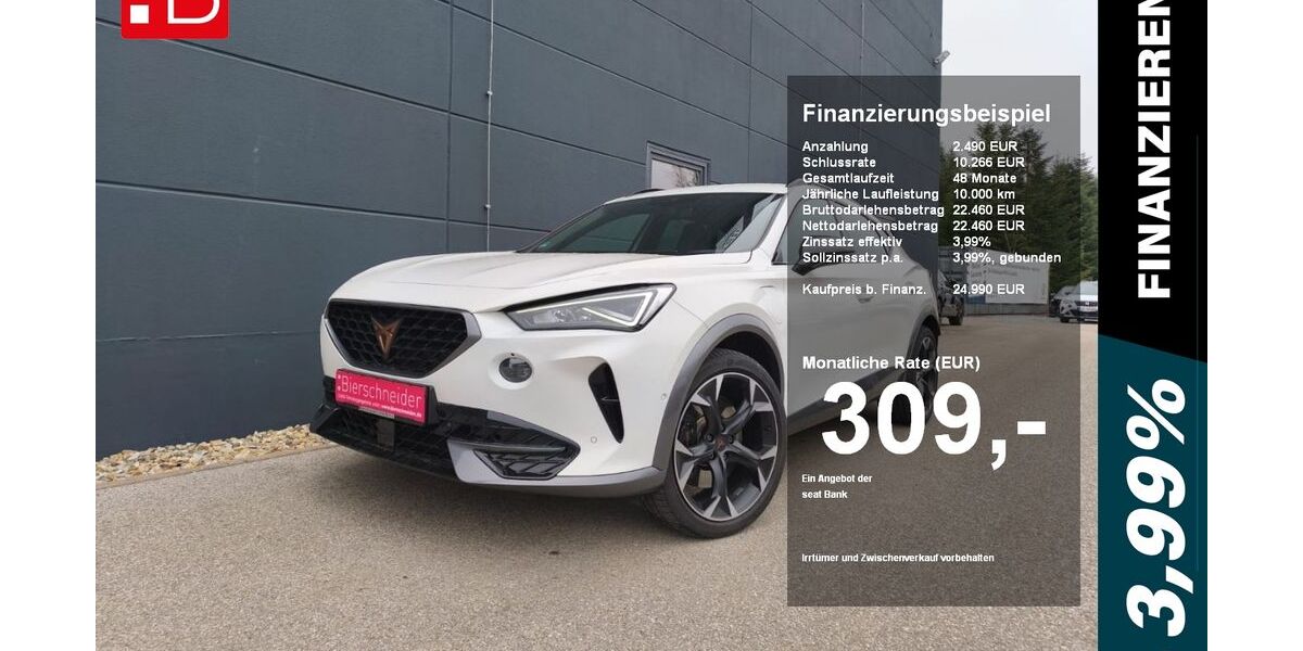 Cupra Formentor 71.850 km 24.990 &euro; Riedenburg 93339