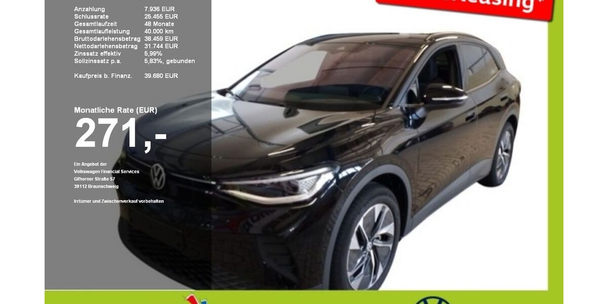 VW ID.4 16.009 km 39.670 &euro; Mainburg 84048