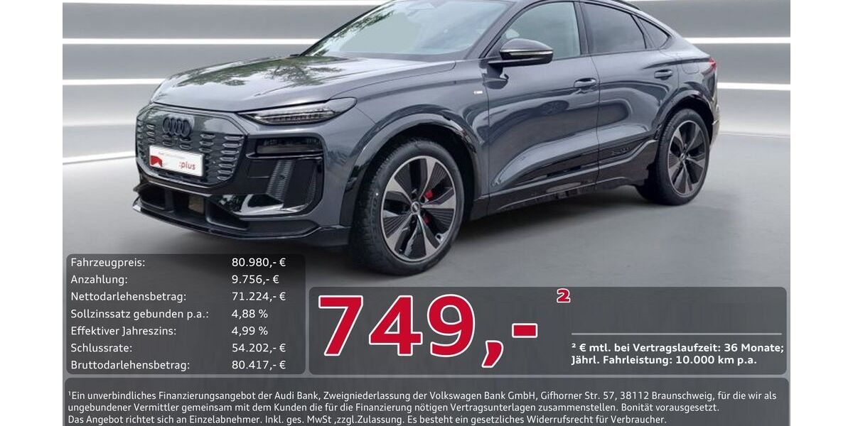 Audi Q6 e-tron 16.600 km 78.980 &euro; Ingolstadt 85057