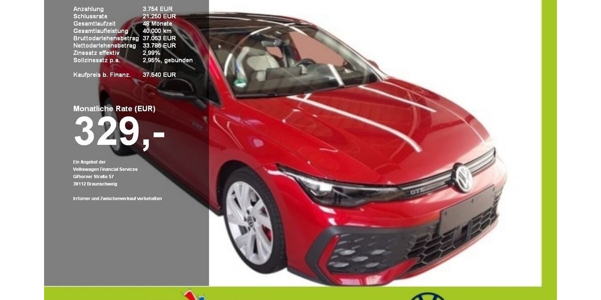 VW Golf 34.414 km 37.420 &euro; Mainburg 84048