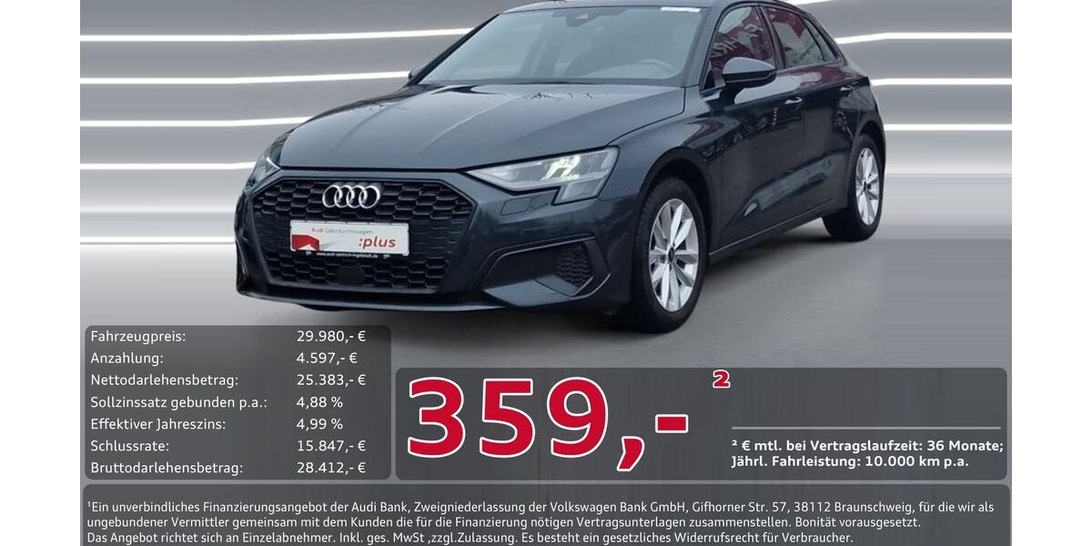 Audi A3 36.397 km 29.980 &euro; Ingolstadt 85057