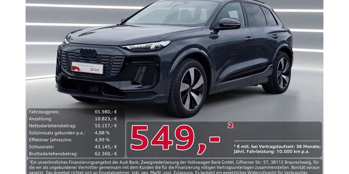 Audi Q6 e-tron 29.700 km 63.980 &euro; Ingolstadt 85057