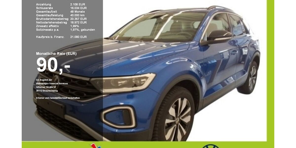 VW T-Roc 26.366 km 20.830 &euro; Mainburg 84048