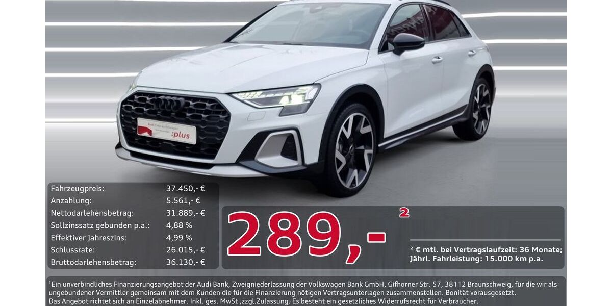 Audi A3 13.500 km 34.450 &euro; Ingolstadt 85057