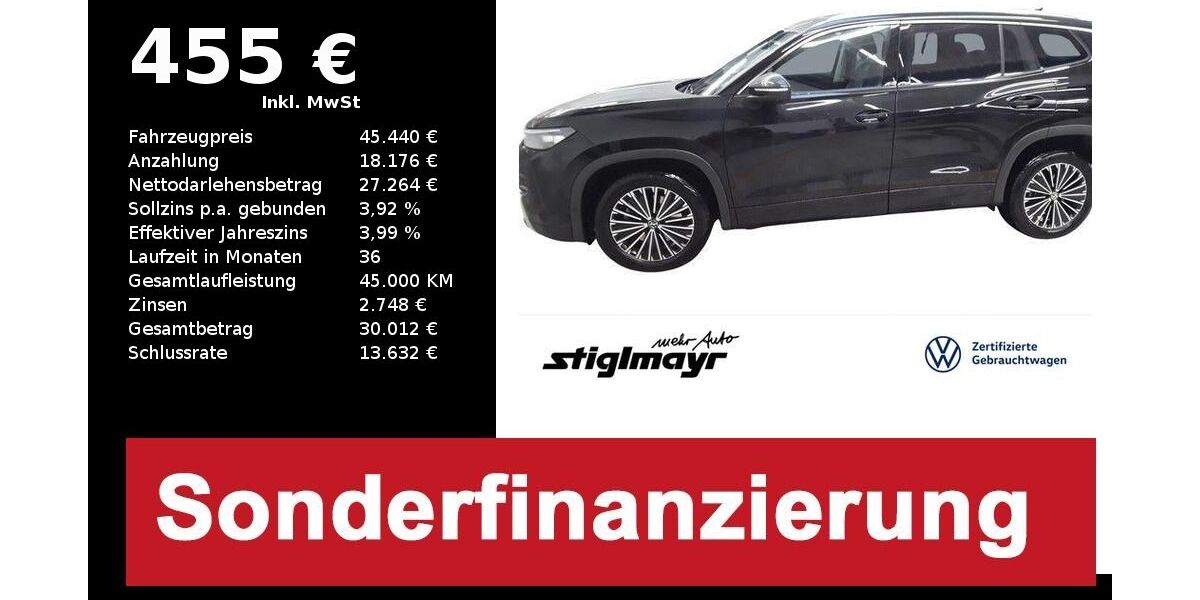 VW Tayron 18.775 km 45.440 &euro; Schrobenhausen 86529