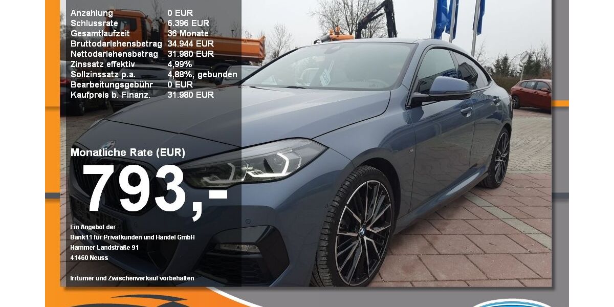 BMW 220 Gran Coupé 52.900 km 31.980 &euro; Neustadt / Donau 93333