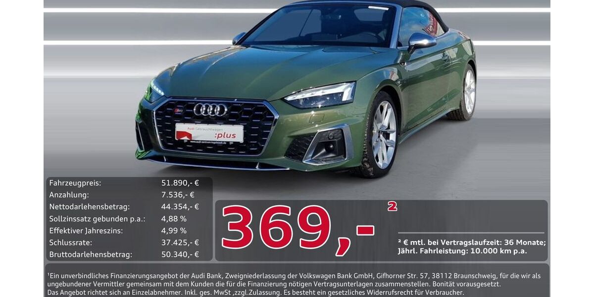 Audi S5 36.924 km 50.950 &euro; Ingolstadt 85057